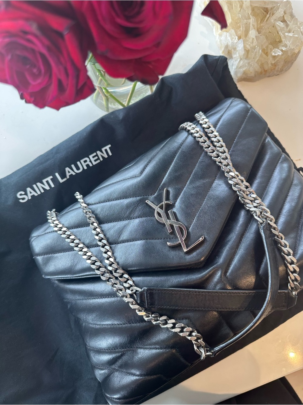 Yves Saint Laurent Lou Lou Medium Lime New